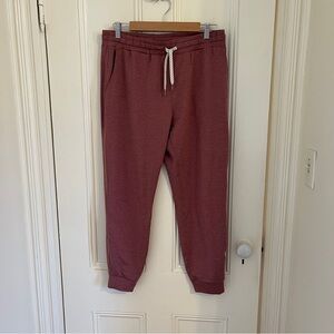 Vuori Like New Pink Jogger Pants Sz Large